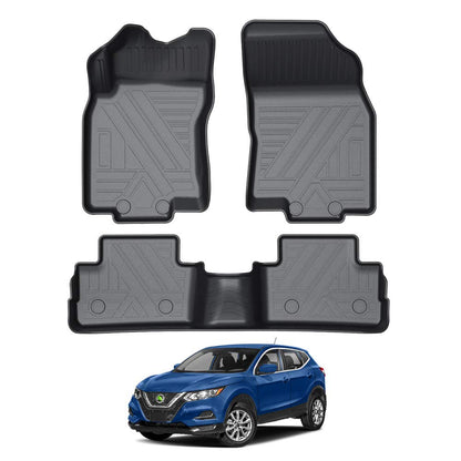 KUST Custom Fit Floor Mats for 2019-2025 2026 Nissan Altima Accessories All Weather Floor Mat Carpet Liners Front Rear 2 Row Seat Black Liner TPE