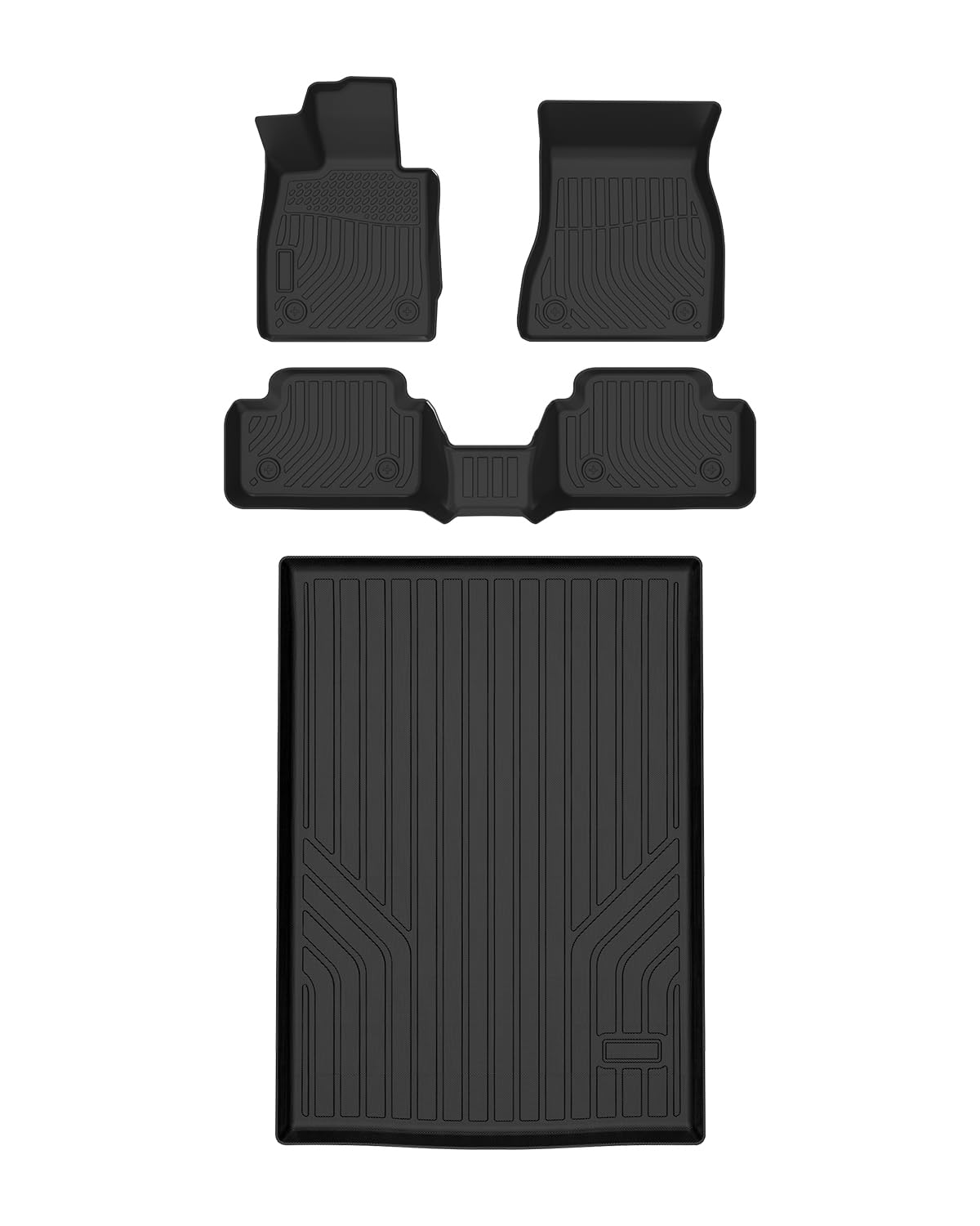 Cartist Floor Mats Fit for Honda HR-V HRV 2023 2024 2025 2026 (Include Hybrid) All Weather Floor Liners Front & 2nd Row Floor Mat for HRV Heavy Duty