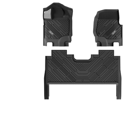 3W Floor Mats for Chevrolet Chevy Colorado/GMC Canyon Crew Cab 2023-2026