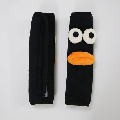 2PCS Car Seat Belt Cover,Seat Belt Cover Pad for Baby,Cute Cartoon Pattern Car Seat Belt Pads,Compatible with All Cars and Backpack (Oxeye)