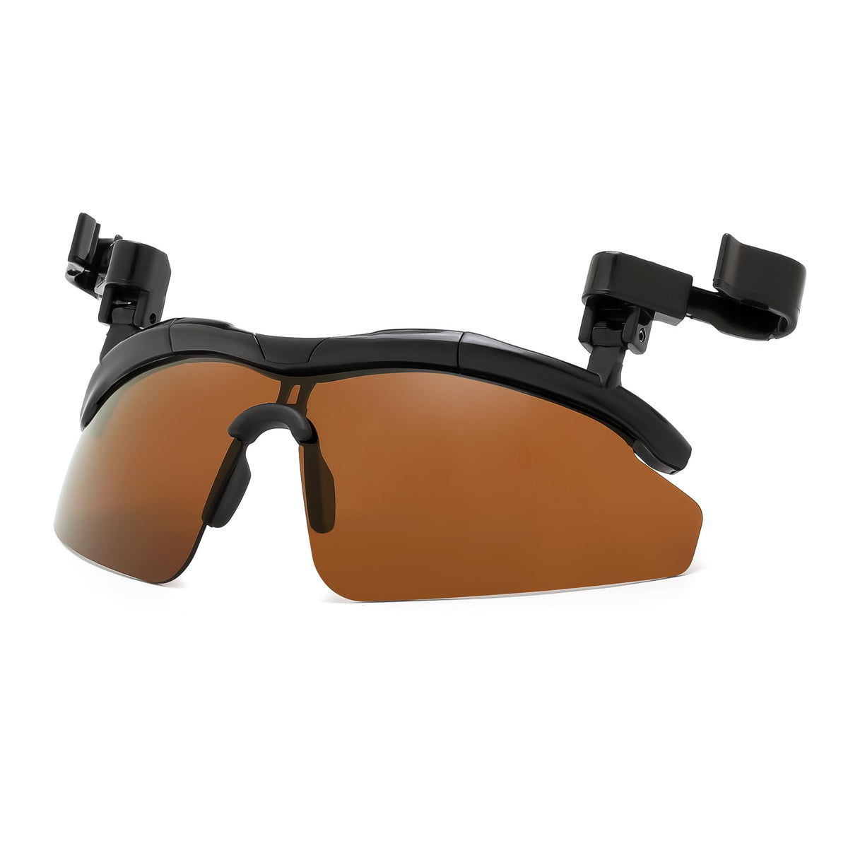 FEISEDY Polarized Clip Cap Sunglasses, UV400 Sports Hat Visor B0356