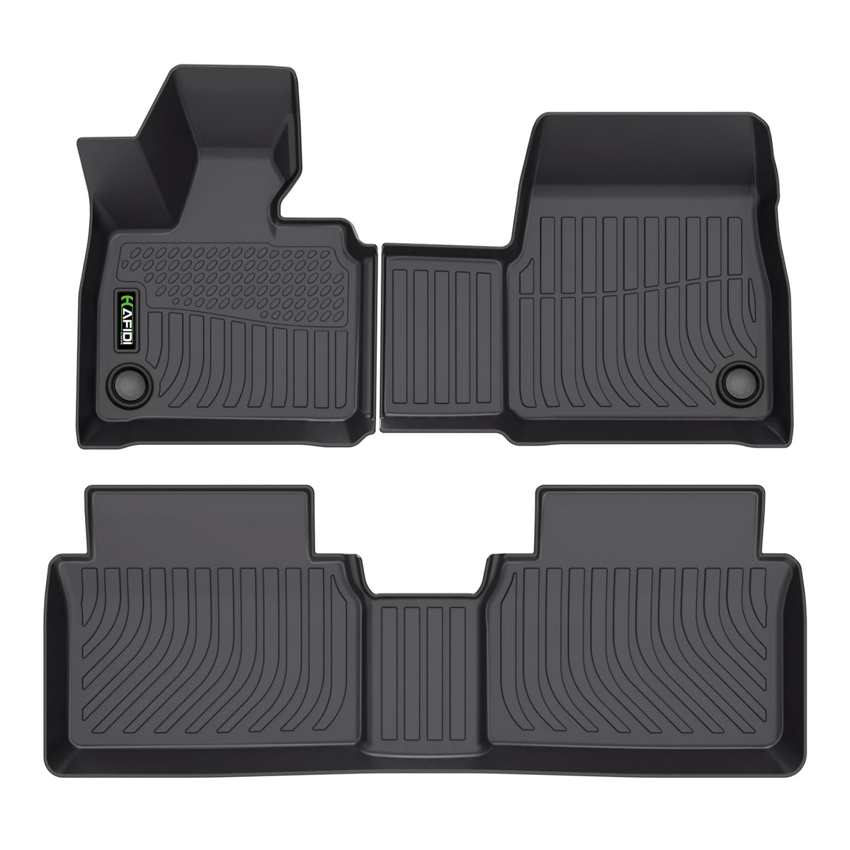 HAFIDI® Floor Mats & Cargo Liner Set Fit for 2023-2027 Kia NIRO & NIRO Hybrid (Not for NIRO EV &NIRO PHEV) All Weather Protection TPE Anti-Slip Floor Liners Custom Accessories -Black