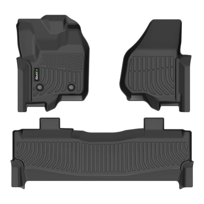 HAFIDI® Floor Mats & Cargo Liner Set Fit for 2023-2027 Kia NIRO & NIRO Hybrid (Not for NIRO EV &NIRO PHEV) All Weather Protection TPE Anti-Slip Floor Liners Custom Accessories -Black