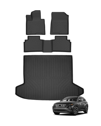 Cartist Floor Mats Fit for Honda HR-V HRV 2023 2024 2025 2026 (Include Hybrid) All Weather Floor Liners Front & 2nd Row Floor Mat for HRV Heavy Duty