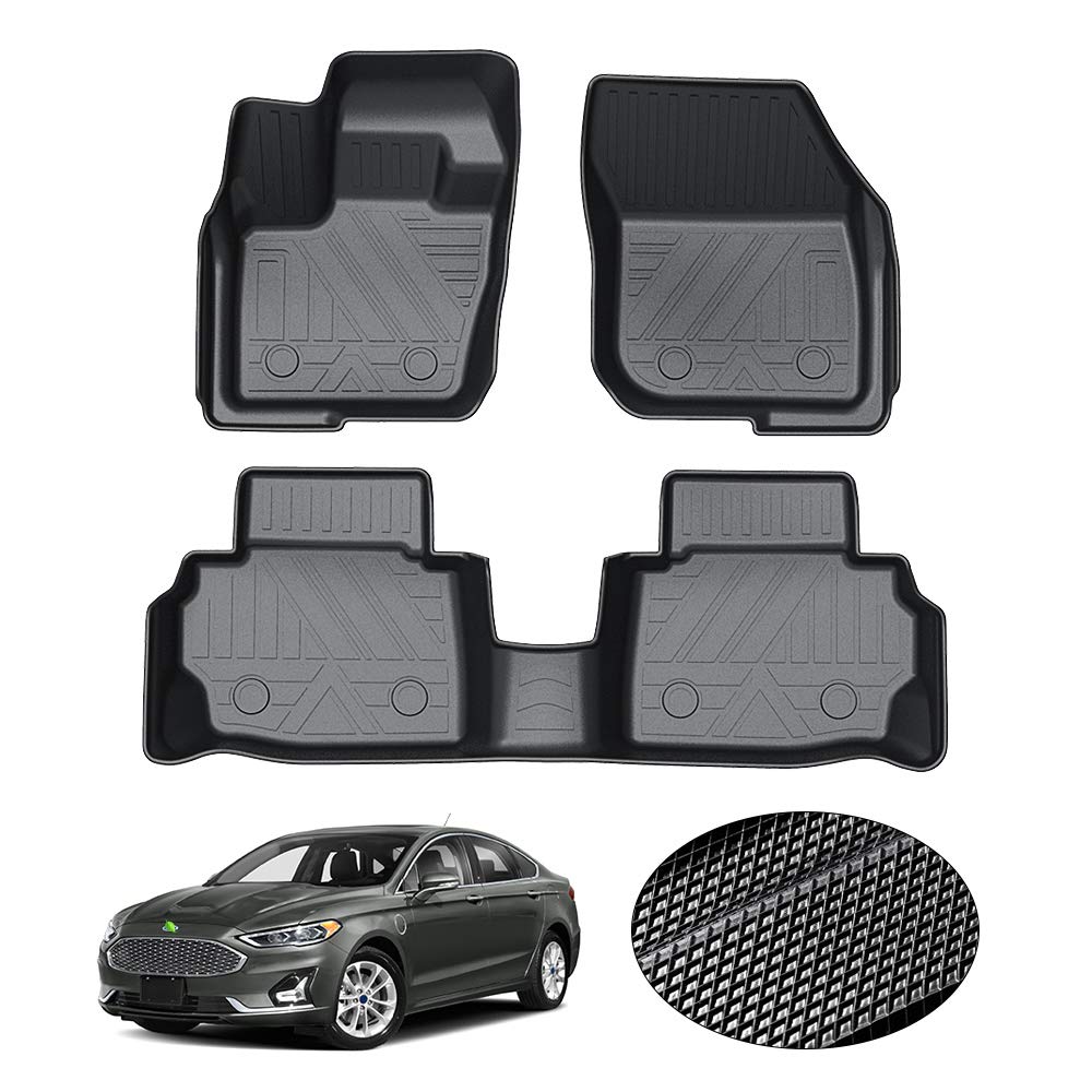 KUST Custom Fit Floor Mats for 2019-2025 2026 Nissan Altima Accessories All Weather Floor Mat Carpet Liners Front Rear 2 Row Seat Black Liner TPE