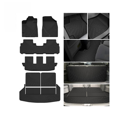 Cartist Floor Mats Fit for Honda HR-V HRV 2023 2024 2025 2026 (Include Hybrid) All Weather Floor Liners Front & 2nd Row Floor Mat for HRV Heavy Duty