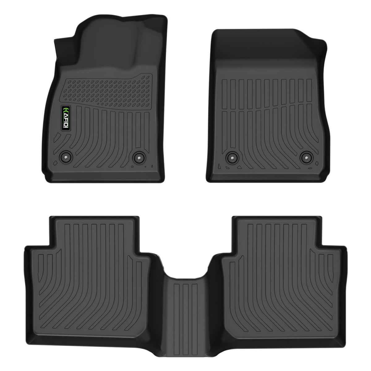 HAFIDI® Floor Mats & Cargo Liner Set Fit for 2023-2027 Kia NIRO & NIRO Hybrid (Not for NIRO EV &NIRO PHEV) All Weather Protection TPE Anti-Slip Floor Liners Custom Accessories -Black