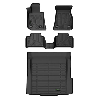 HAFIDI® Floor Mats & Cargo Liner Set Fit for 2023-2027 Kia NIRO & NIRO Hybrid (Not for NIRO EV &NIRO PHEV) All Weather Protection TPE Anti-Slip Floor Liners Custom Accessories -Black
