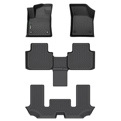 HAFIDI® Floor Mats & Cargo Liner Set Fit for 2023-2027 Kia NIRO & NIRO Hybrid (Not for NIRO EV &NIRO PHEV) All Weather Protection TPE Anti-Slip Floor Liners Custom Accessories -Black