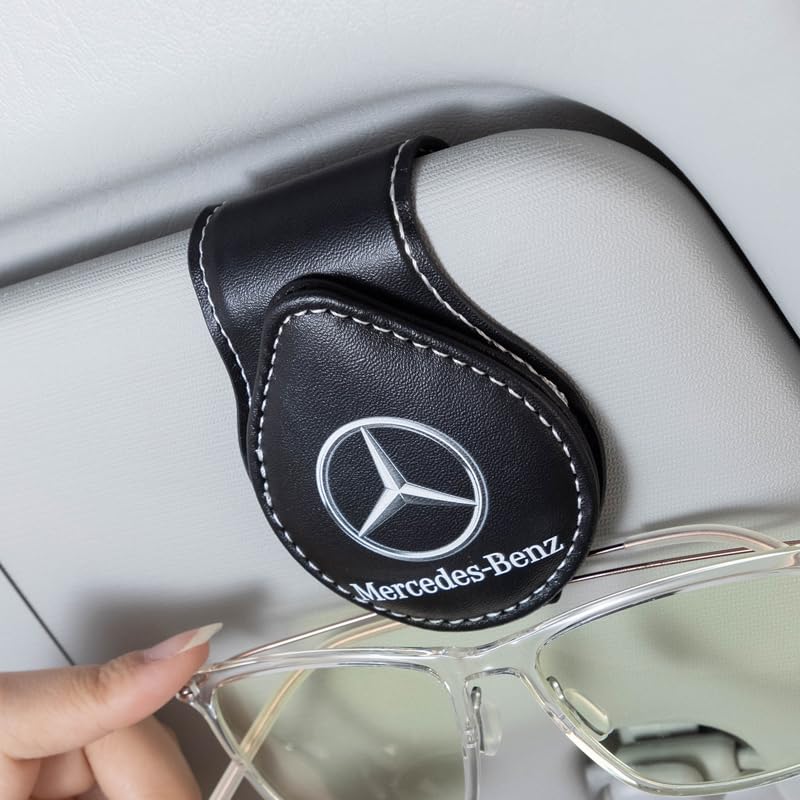 Car Sunglasses Holder for Land Rover Discovery Range Rover Sport Defender Land Cruiser LR2 3 4, Glasses Holder for Cars,Car Visor Sunglasses Clip,Clip-on Car Glasses Holder Black