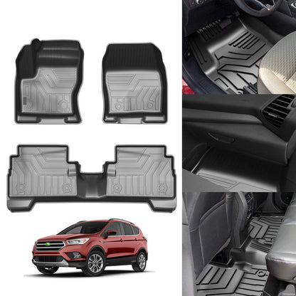 KUST Custom Fit Floor Mats for 2019-2025 2026 Nissan Altima Accessories All Weather Floor Mat Carpet Liners Front Rear 2 Row Seat Black Liner TPE