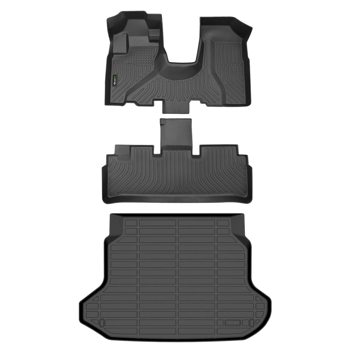 HAFIDI® Floor Mats & Cargo Liner Set Fit for 2023-2027 Kia NIRO & NIRO Hybrid (Not for NIRO EV &NIRO PHEV) All Weather Protection TPE Anti-Slip Floor Liners Custom Accessories -Black