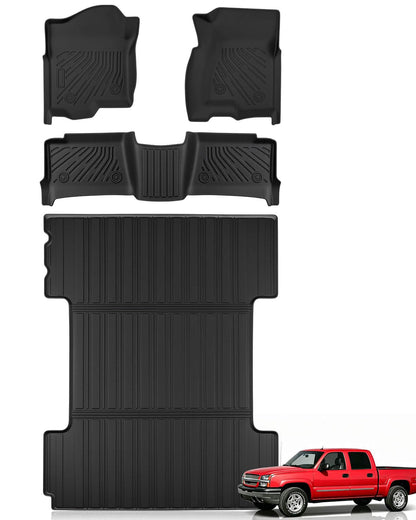 for Toyota Sienna 2013-2020 Floor Mats Cargo Liner Trunk Mat (8 Seater)