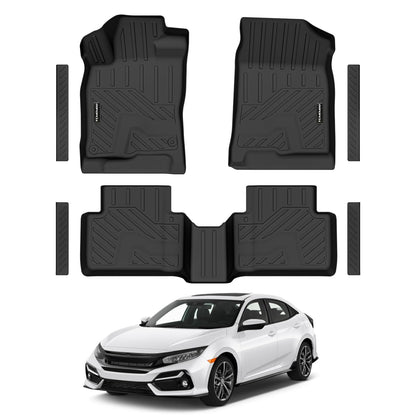 Floor Mats & Trunk Mat for Honda Civic Gas Sedan 2006-2011(Not for Coupe)