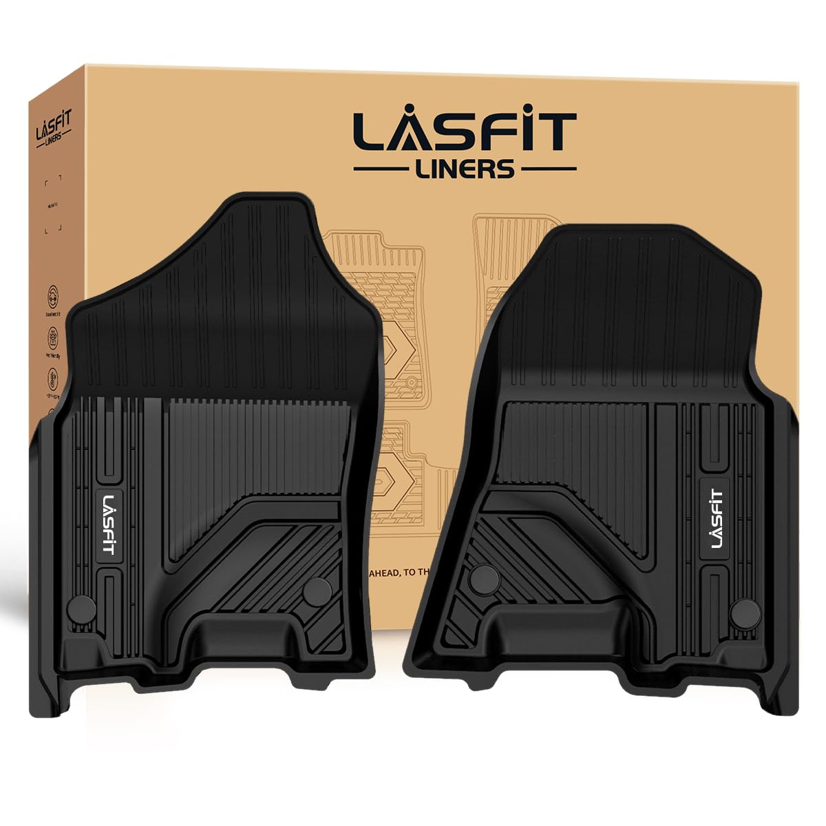 LASFIT Floor Mats for Dodge Durango 7-Seat Models 2013-2026 2027