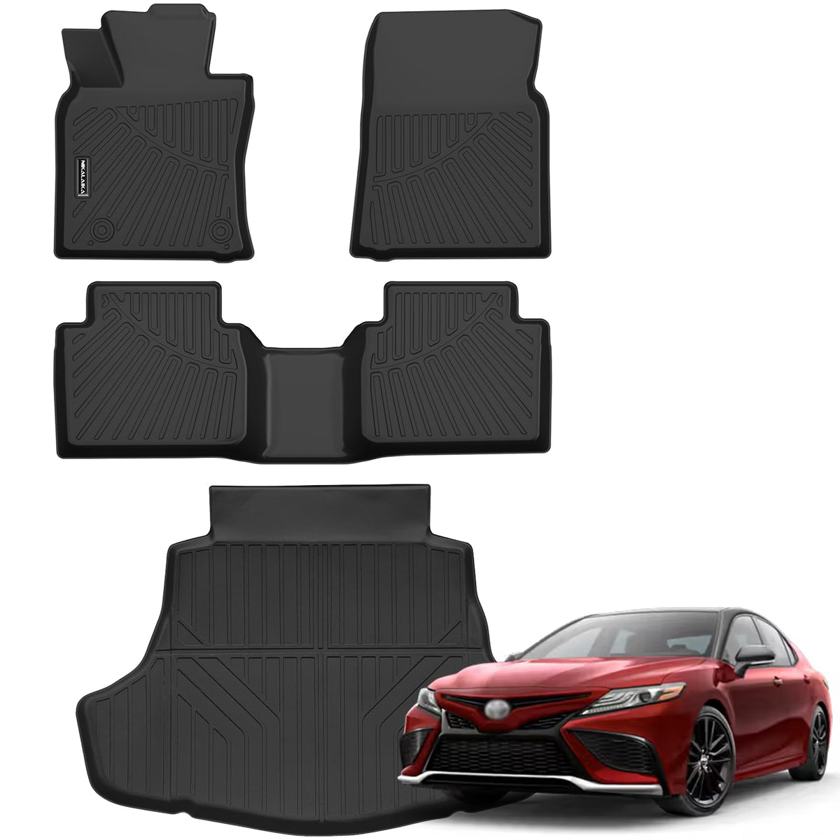 Floor Mats for 2007-2009 2010 2011 Toyota Camry CE/LE/SE/XLE (Gas Only)