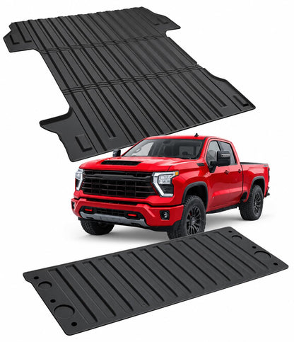 Car Floor Mats for Toyota Prius 2010-2015, 4PCS TPE Car Mats & Trunk Liner