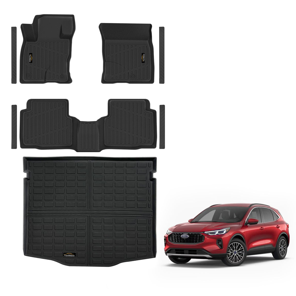 Floor Mats & Cargo Mat & Backrest Mat Custom for Toyota RAV4 Hybrid 2026