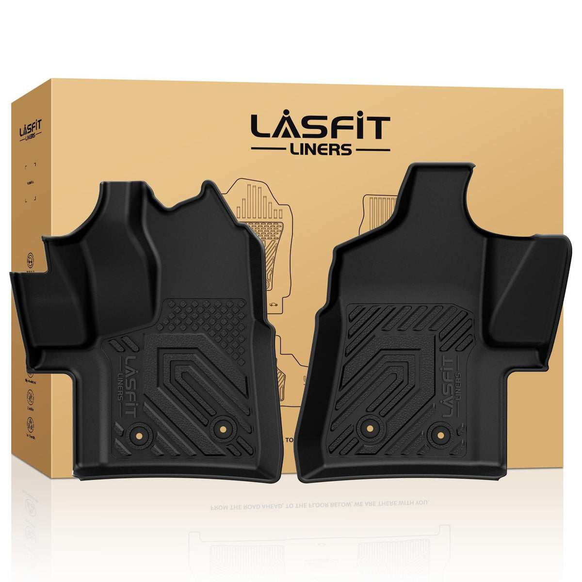 LASFIT Floor Mats for Ford Fusion 2017-2020 SE/S/SEL/Titanium/Hybrid