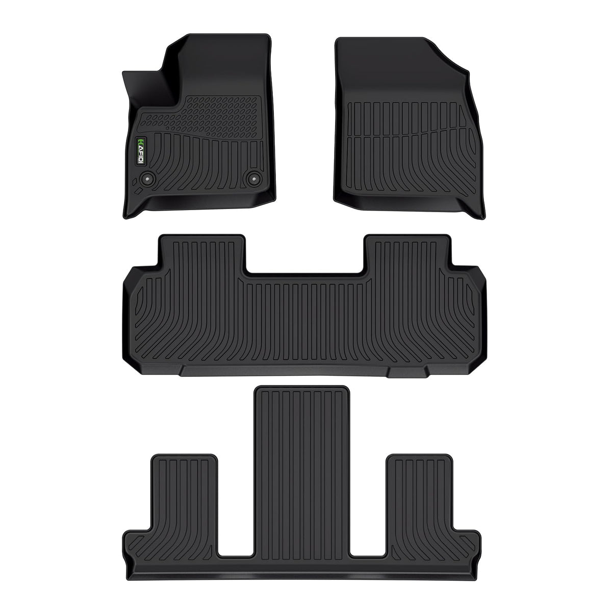 HAFIDI® Floor Mats & Cargo Liner Set Fit for 2023-2027 Kia NIRO & NIRO Hybrid (Not for NIRO EV &NIRO PHEV) All Weather Protection TPE Anti-Slip Floor Liners Custom Accessories -Black