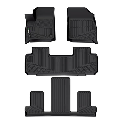 HAFIDI® Floor Mats & Cargo Liner Set Fit for 2023-2027 Kia NIRO & NIRO Hybrid (Not for NIRO EV &NIRO PHEV) All Weather Protection TPE Anti-Slip Floor Liners Custom Accessories -Black