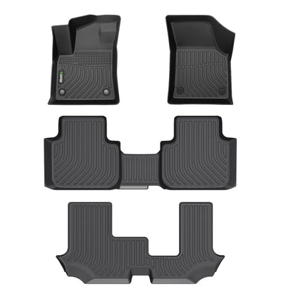 HAFIDI® Floor Mats & Cargo Liner Set Fit for 2023-2027 Kia NIRO & NIRO Hybrid (Not for NIRO EV &NIRO PHEV) All Weather Protection TPE Anti-Slip Floor Liners Custom Accessories -Black
