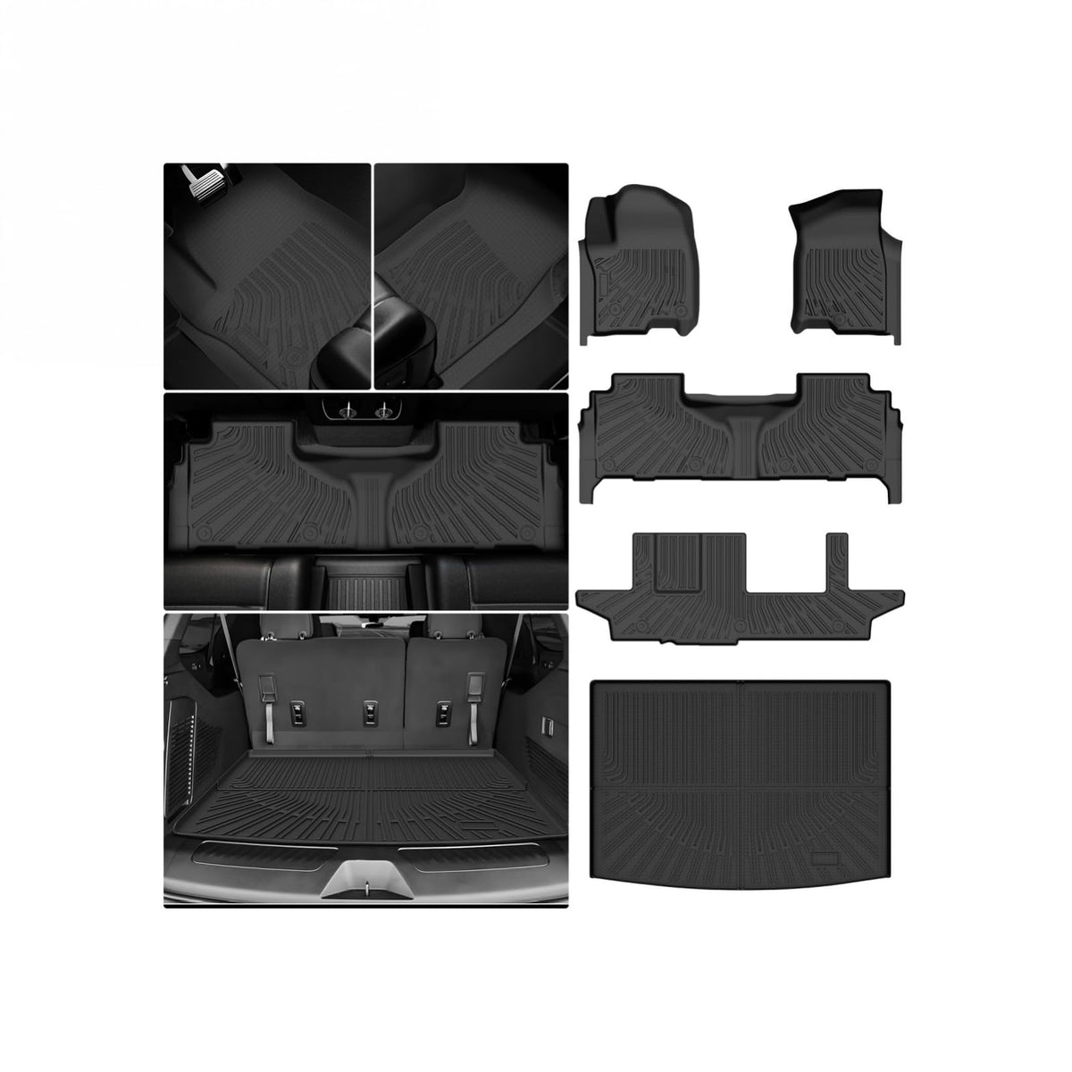 Cartist Floor Mats Fit for Honda HR-V HRV 2023 2024 2025 2026 (Include Hybrid) All Weather Floor Liners Front & 2nd Row Floor Mat for HRV Heavy Duty