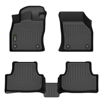 HAFIDI® Floor Mats & Cargo Liner Set Fit for 2023-2027 Kia NIRO & NIRO Hybrid (Not for NIRO EV &NIRO PHEV) All Weather Protection TPE Anti-Slip Floor Liners Custom Accessories -Black