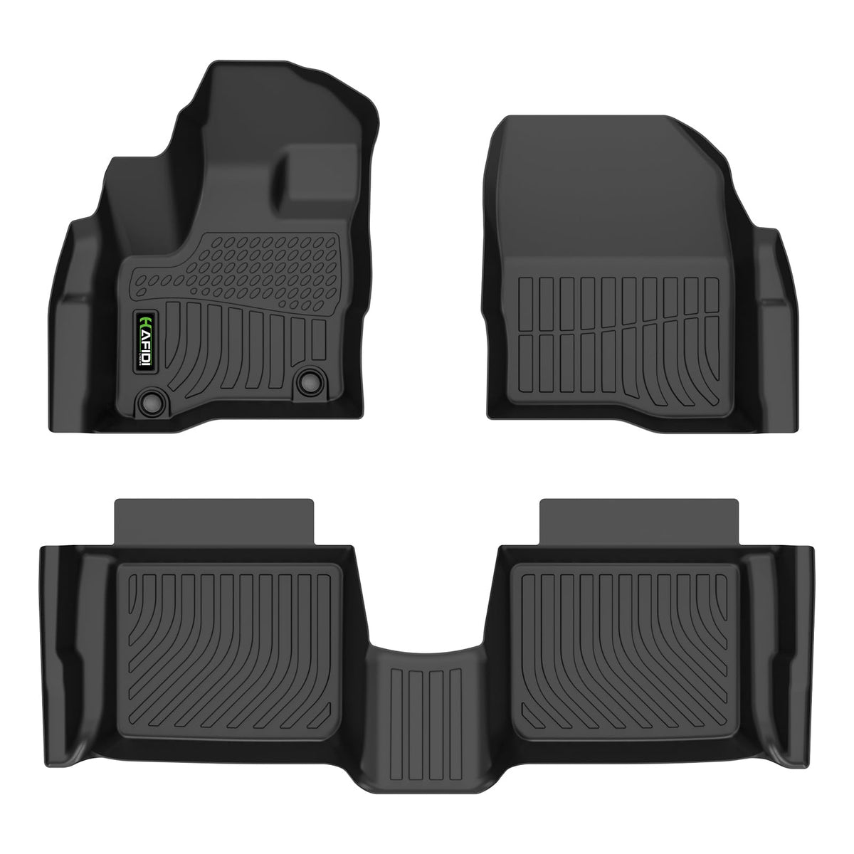 HAFIDI® Floor Mats & Cargo Liner Set Fit for 2023-2027 Kia NIRO & NIRO Hybrid (Not for NIRO EV &NIRO PHEV) All Weather Protection TPE Anti-Slip Floor Liners Custom Accessories -Black