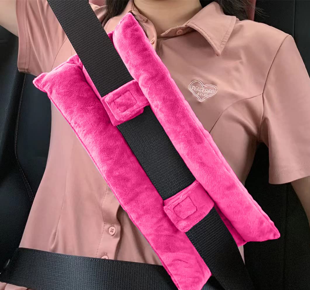 Seat Belt Pillow for Mastectomy Post-Surgery, Heart Surgery Recovery Support Cushion for Chest Chemo Port Pacemaker Bypass Hysterectomy Recovery Pillow (Black)