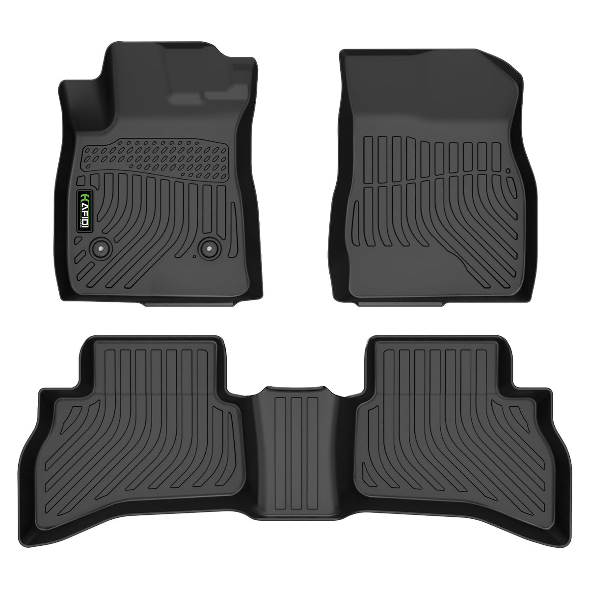 HAFIDI® Floor Mats & Cargo Liner Set Fit for 2023-2027 Kia NIRO & NIRO Hybrid (Not for NIRO EV &NIRO PHEV) All Weather Protection TPE Anti-Slip Floor Liners Custom Accessories -Black