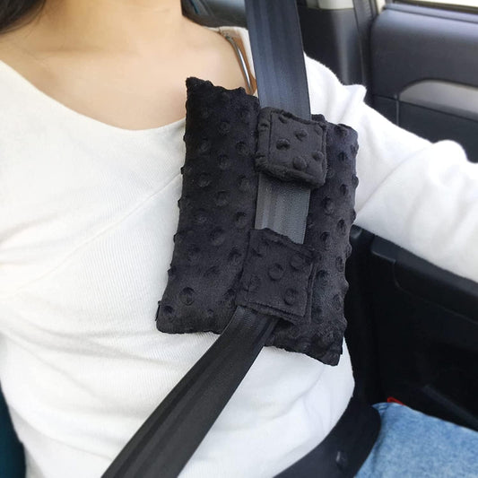 Port Pillows Chemo Port Pillow for Seatbelt Chest Protector Chemo Patients Pacemaker Heart Surgery Recovery Support Cushion Gifts Women Minky Dot Black