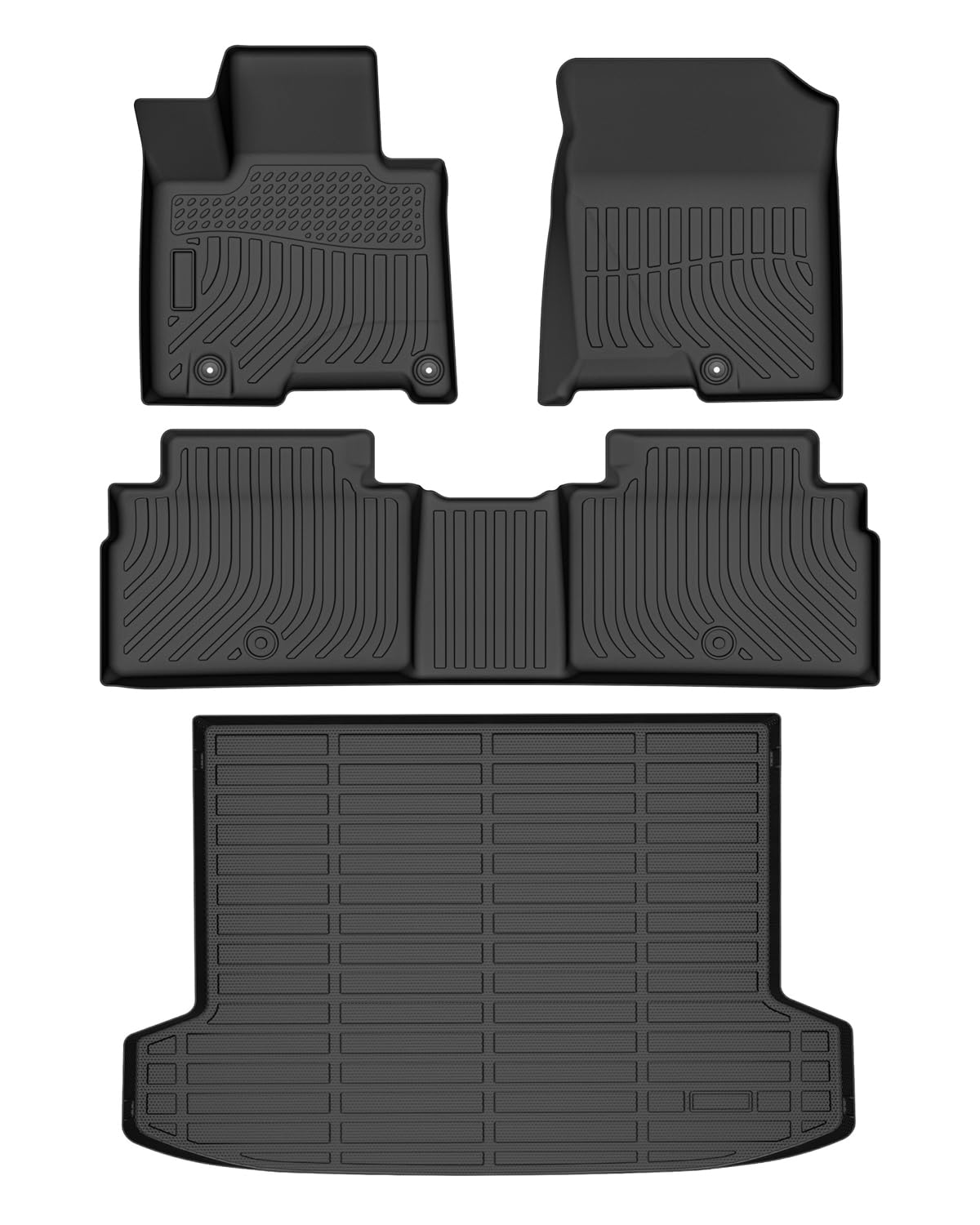 Cartist Floor Mats Fit for Honda HR-V HRV 2023 2024 2025 2026 (Include Hybrid) All Weather Floor Liners Front & 2nd Row Floor Mat for HRV Heavy Duty