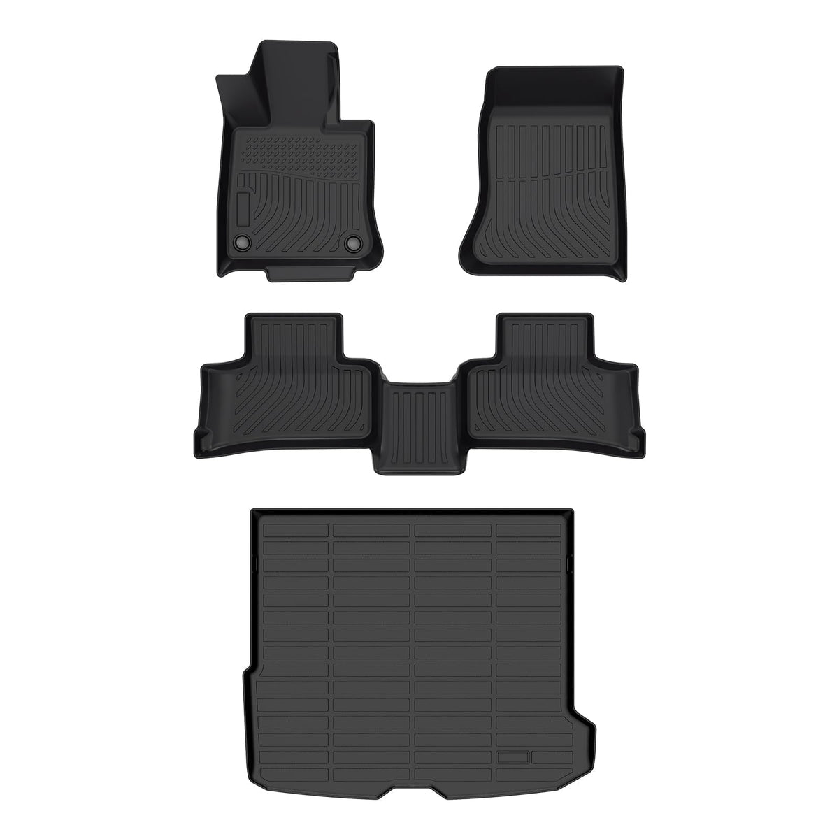 Cartist Floor Mats Fit for Honda HR-V HRV 2023 2024 2025 2026 (Include Hybrid) All Weather Floor Liners Front & 2nd Row Floor Mat for HRV Heavy Duty