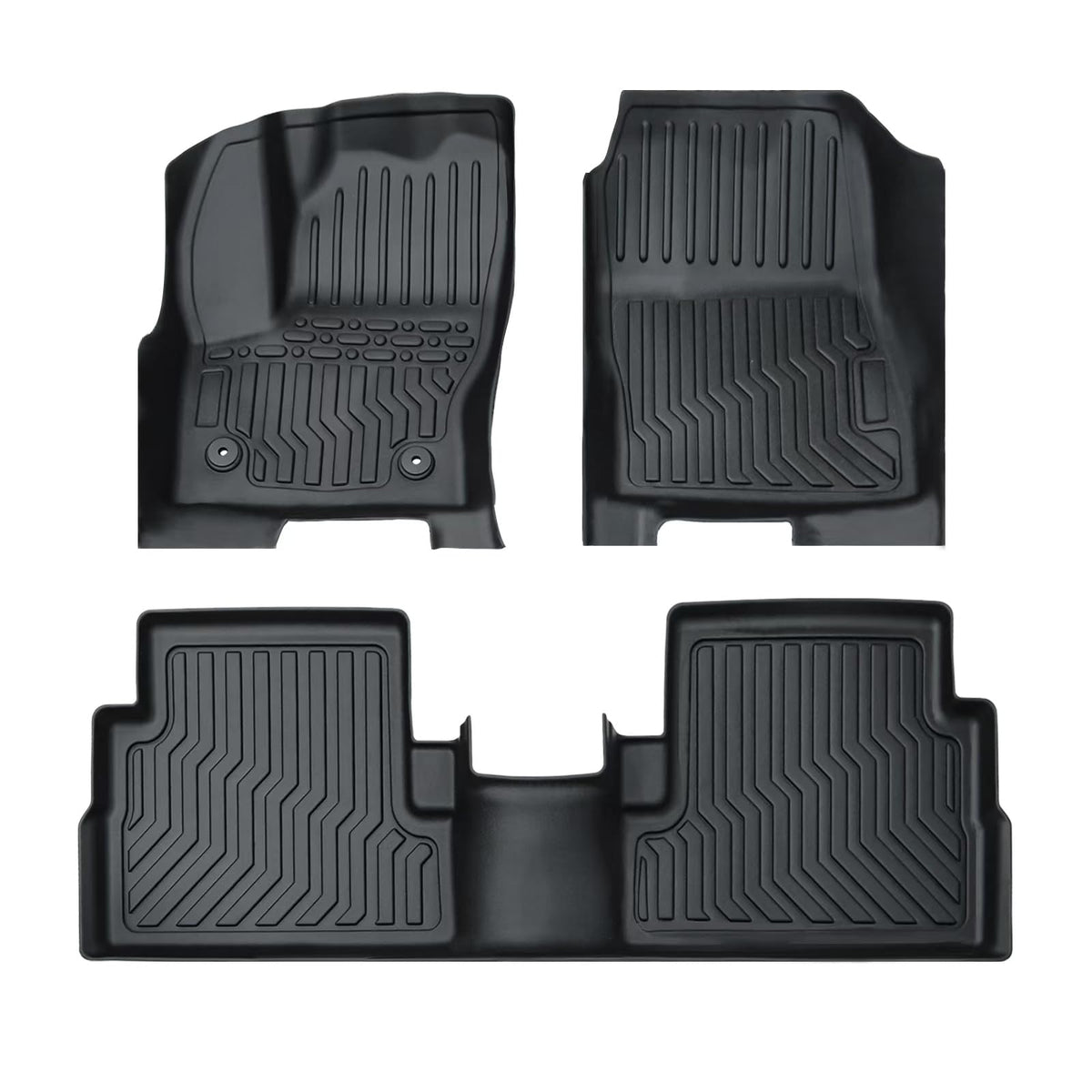 Floor Mats for 2013-2018 Lexus ES350,All-Weather TPE Rubber Floor Mats Fits 1st & 2nd & Row,Anti-Slip Floor Liners Full Set Automobile mats Accessories Black