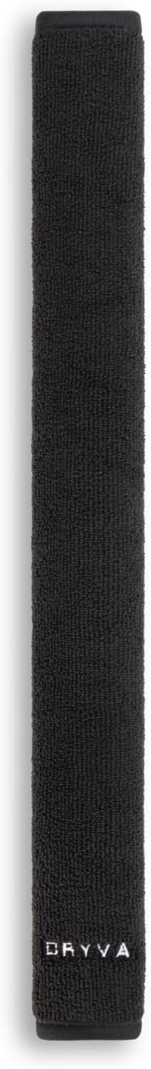 Dryva Seat Belt Cover, Extra Long, 20", Waterproof and Sweatproof, Premium Microfiber, Padding for Comfort, Full Coverage, Machine Washable (Black, 2 Pack)