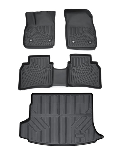 Cartist Floor Mats Fit for Honda HR-V HRV 2023 2024 2025 2026 (Include Hybrid) All Weather Floor Liners Front & 2nd Row Floor Mat for HRV Heavy Duty