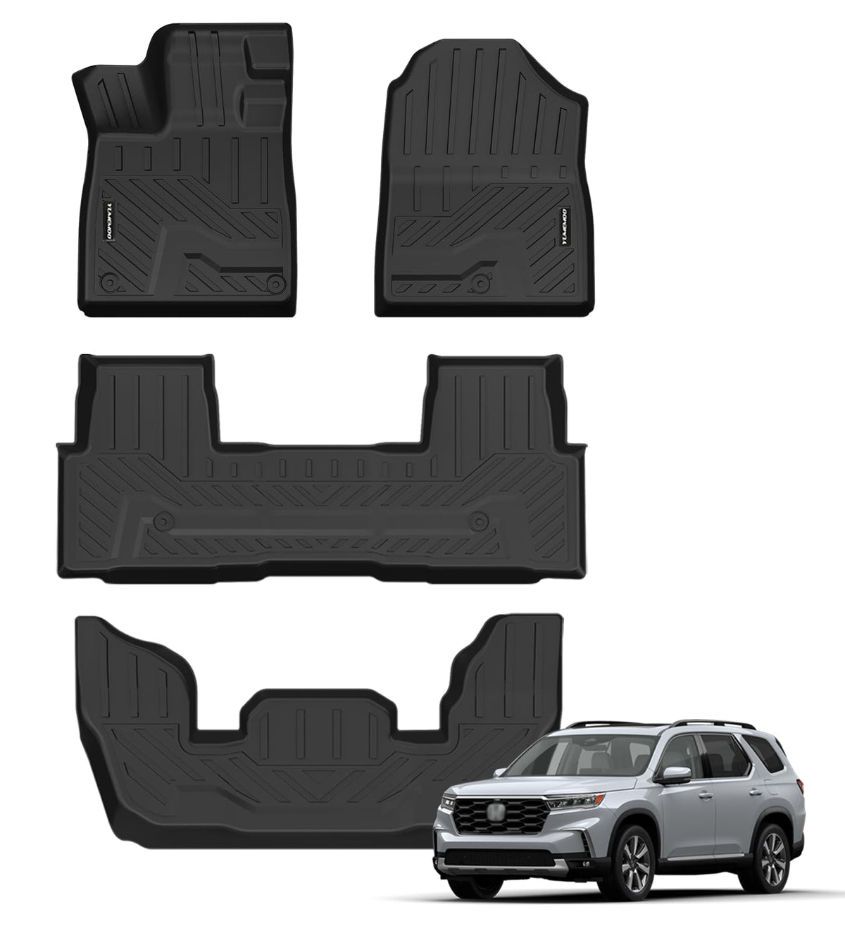 Floor Mats & Trunk Mat for Honda Civic Gas Sedan 2006-2011(Not for Coupe)