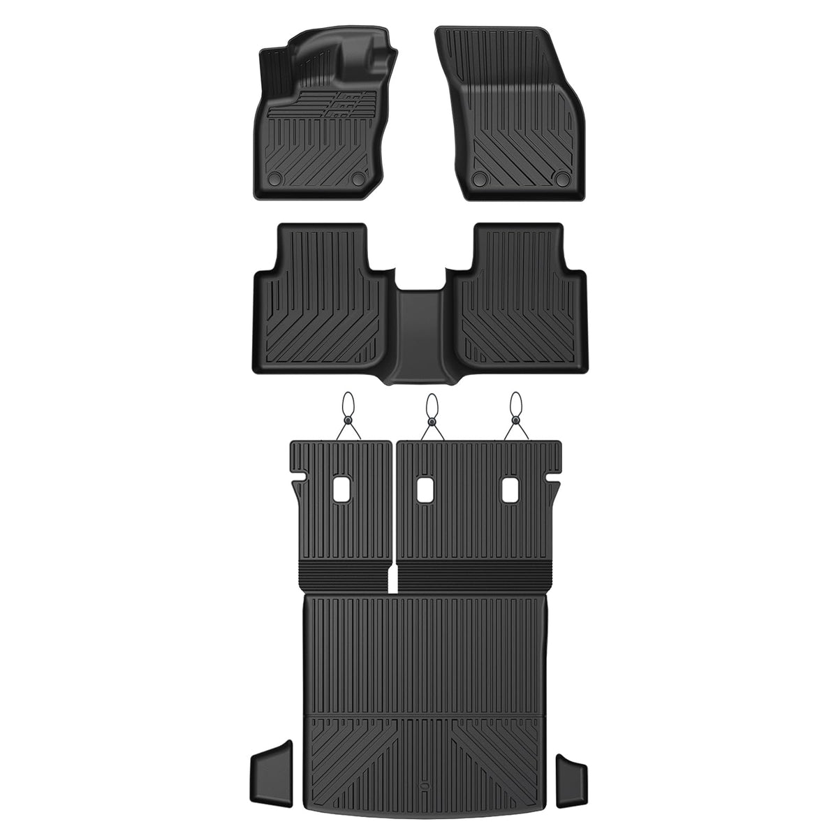 Floor Mats for Dodge Durango 2016-2026 7 Seats w/Bench Seats