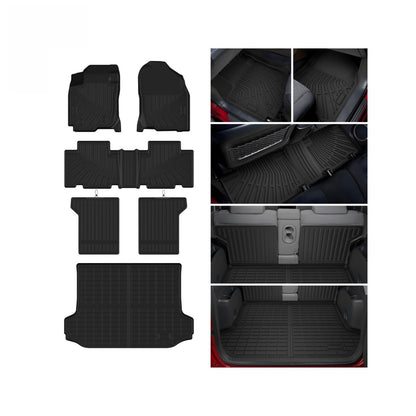 Cartist Floor Mats Fit for Honda HR-V HRV 2023 2024 2025 2026 (Include Hybrid) All Weather Floor Liners Front & 2nd Row Floor Mat for HRV Heavy Duty