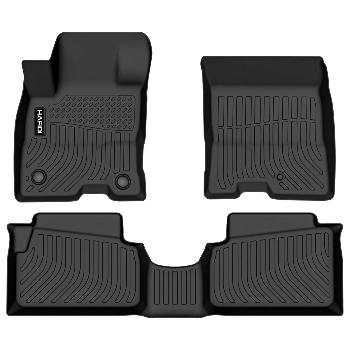 HAFIDI® Floor Mats & Cargo Liner Set Fit for 2023-2027 Kia NIRO & NIRO Hybrid (Not for NIRO EV &NIRO PHEV) All Weather Protection TPE Anti-Slip Floor Liners Custom Accessories -Black