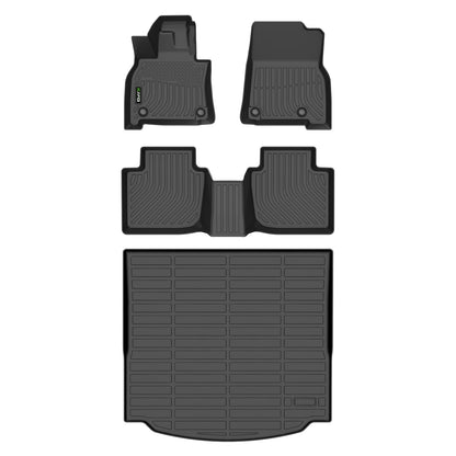 HAFIDI® Floor Mats & Cargo Liner Set Fit for 2023-2027 Kia NIRO & NIRO Hybrid (Not for NIRO EV &NIRO PHEV) All Weather Protection TPE Anti-Slip Floor Liners Custom Accessories -Black