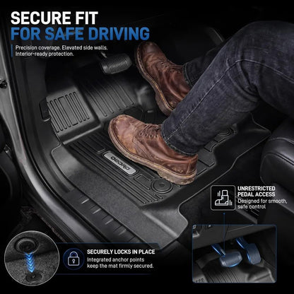 OEDRO Floor Mats Fit for 2015-2026 Ford F150 Super Crew Cab