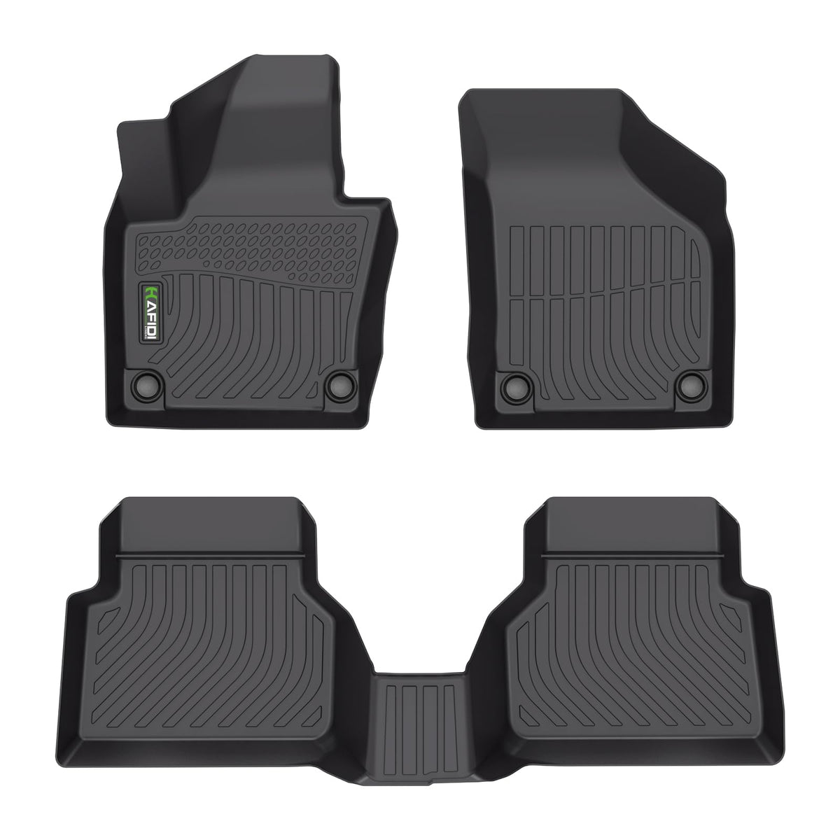HAFIDI® Floor Mats & Cargo Liner Set Fit for 2023-2027 Kia NIRO & NIRO Hybrid (Not for NIRO EV &NIRO PHEV) All Weather Protection TPE Anti-Slip Floor Liners Custom Accessories -Black