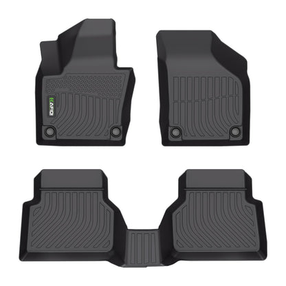 HAFIDI® Floor Mats & Cargo Liner Set Fit for 2023-2027 Kia NIRO & NIRO Hybrid (Not for NIRO EV &NIRO PHEV) All Weather Protection TPE Anti-Slip Floor Liners Custom Accessories -Black