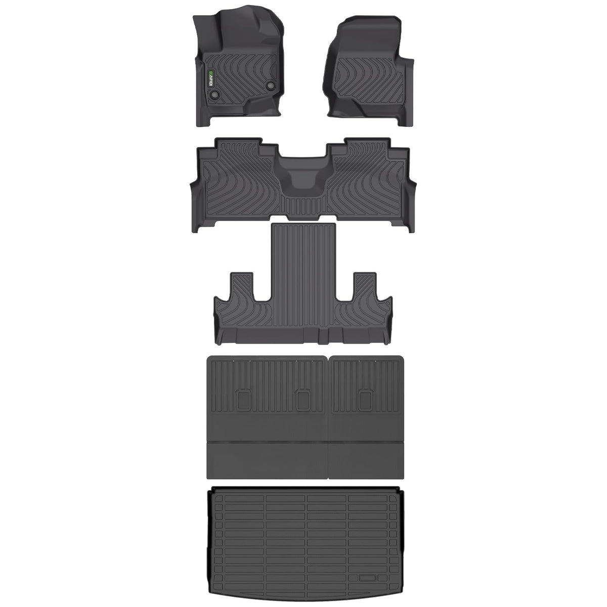 HAFIDI® Floor Mats & Cargo Liner Set Fit for 2023-2027 Kia NIRO & NIRO Hybrid (Not for NIRO EV &NIRO PHEV) All Weather Protection TPE Anti-Slip Floor Liners Custom Accessories -Black