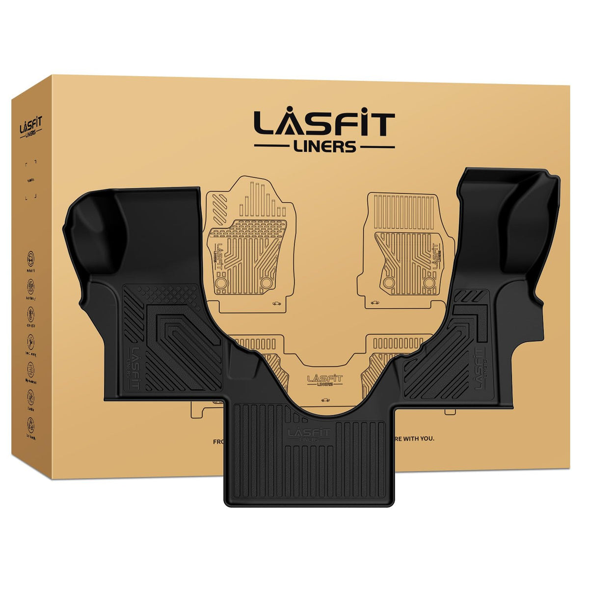 LASFIT Floor Mats for Ford Mustang Mach-E 2026 2025 2024 2023 2022 2021
