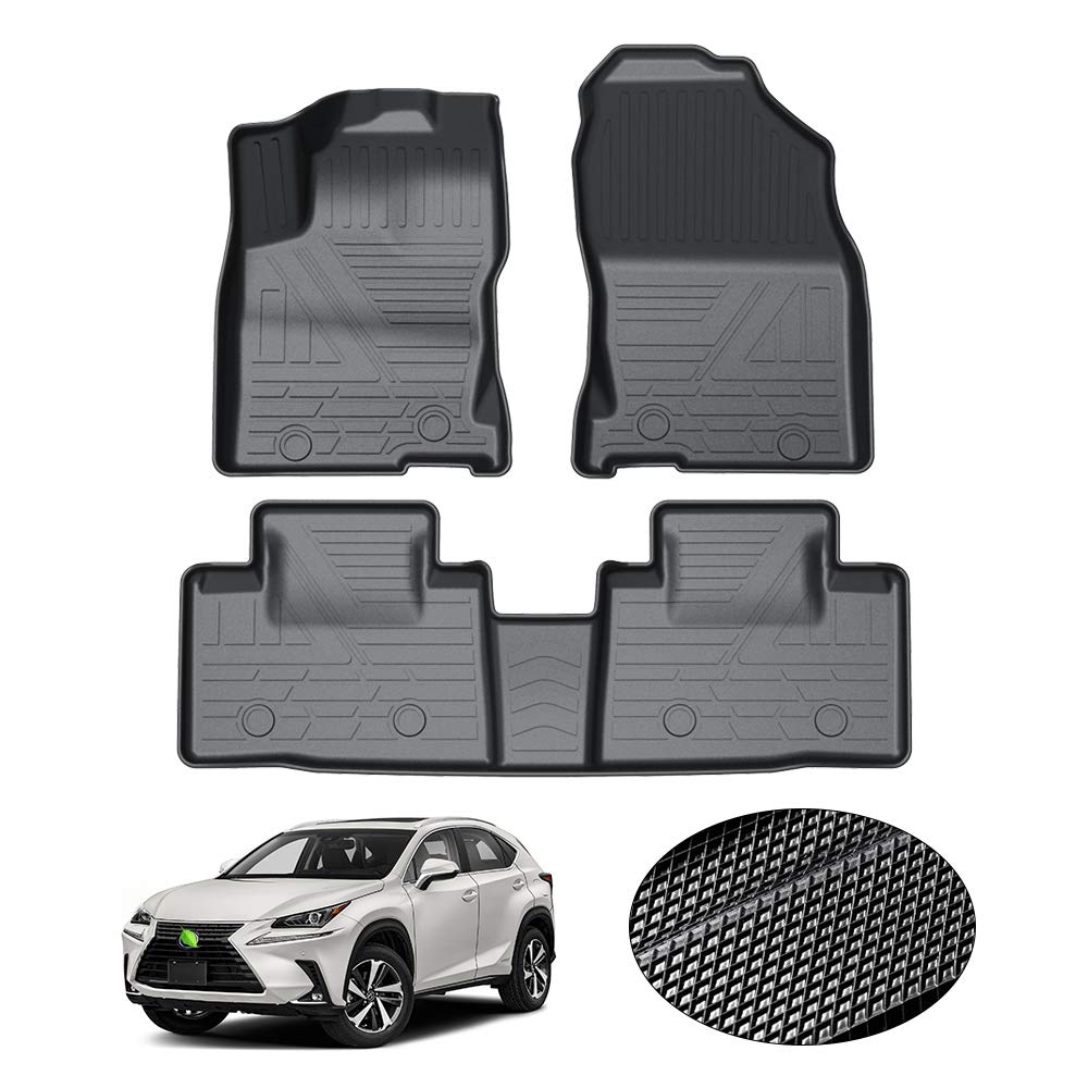 KUST Custom Fit Floor Mats for 2019-2025 2026 Nissan Altima Accessories All Weather Floor Mat Carpet Liners Front Rear 2 Row Seat Black Liner TPE