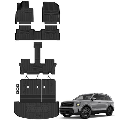 Floor Mats & Trunk Mat for Honda Civic Gas Sedan 2006-2011(Not for Coupe)