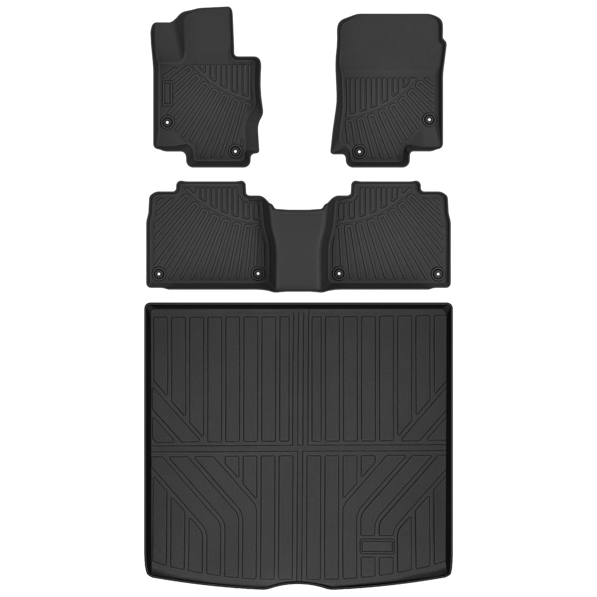 Cartist Floor Mats Fit for Honda HR-V HRV 2023 2024 2025 2026 (Include Hybrid) All Weather Floor Liners Front & 2nd Row Floor Mat for HRV Heavy Duty